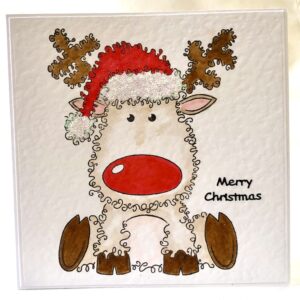 Festive Reindeer Card