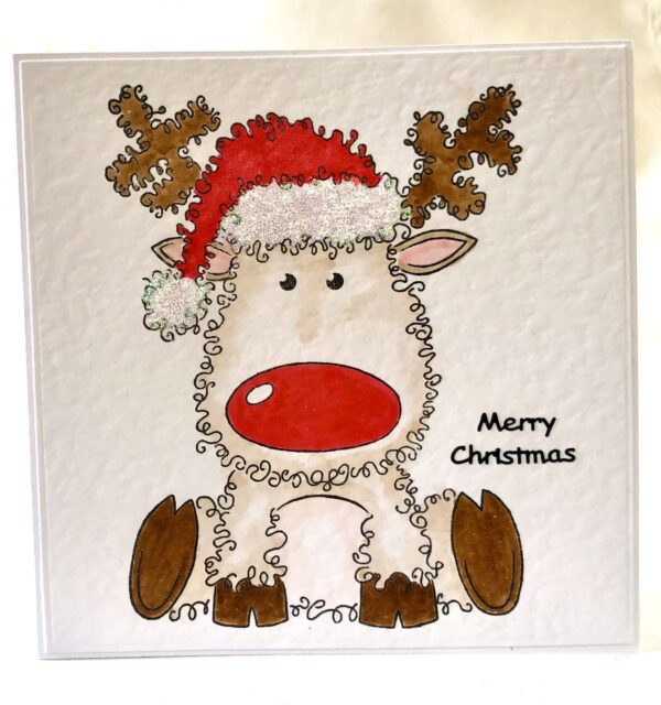 Festive Reindeer Card