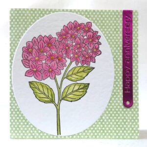 Hydrangea Birthday Card