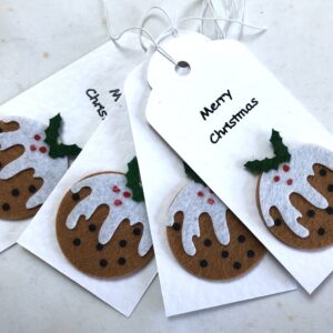 Christmas Pudding Gift Tags