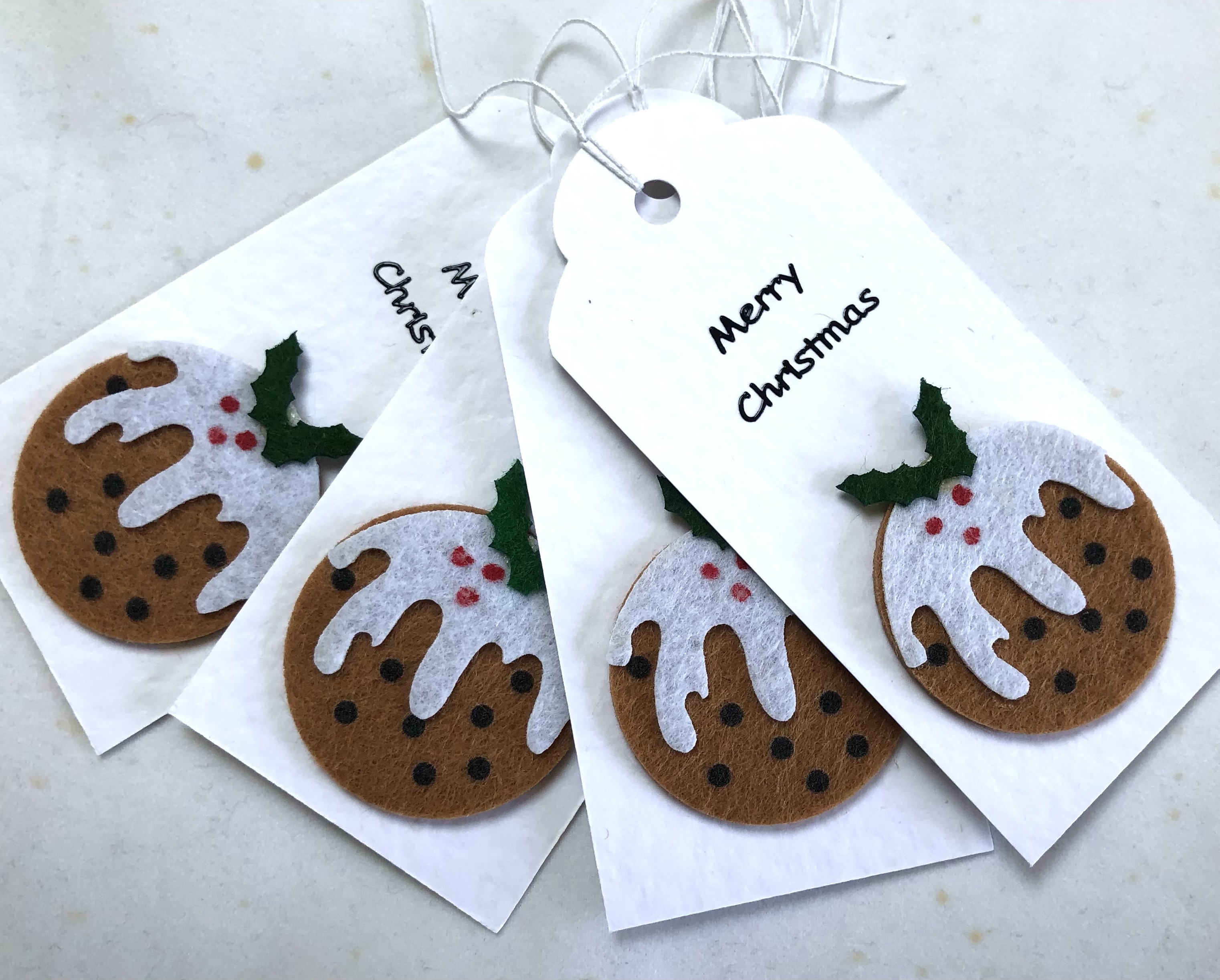 Christmas Pudding Gift Tags - Image 1