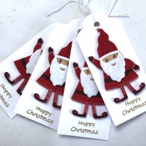 Santa Christmas Gift Tags