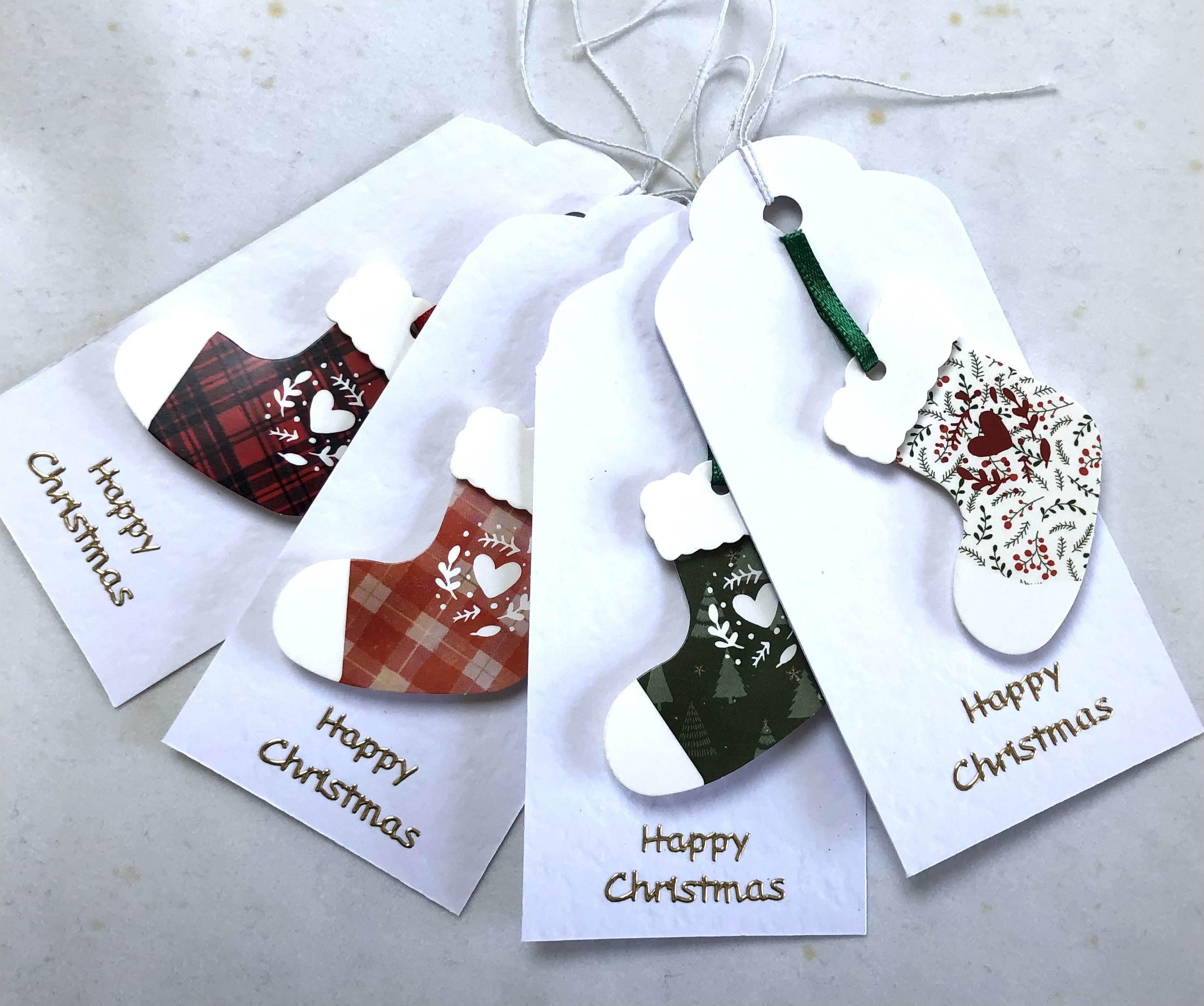 Stocking Christmas Gift Tags - Image 1