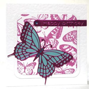 Birthday Butterflies Card