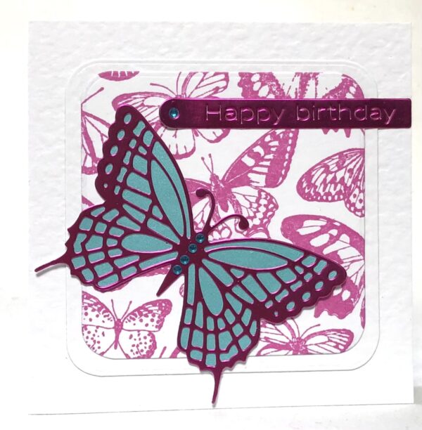Birthday Butterflies Card
