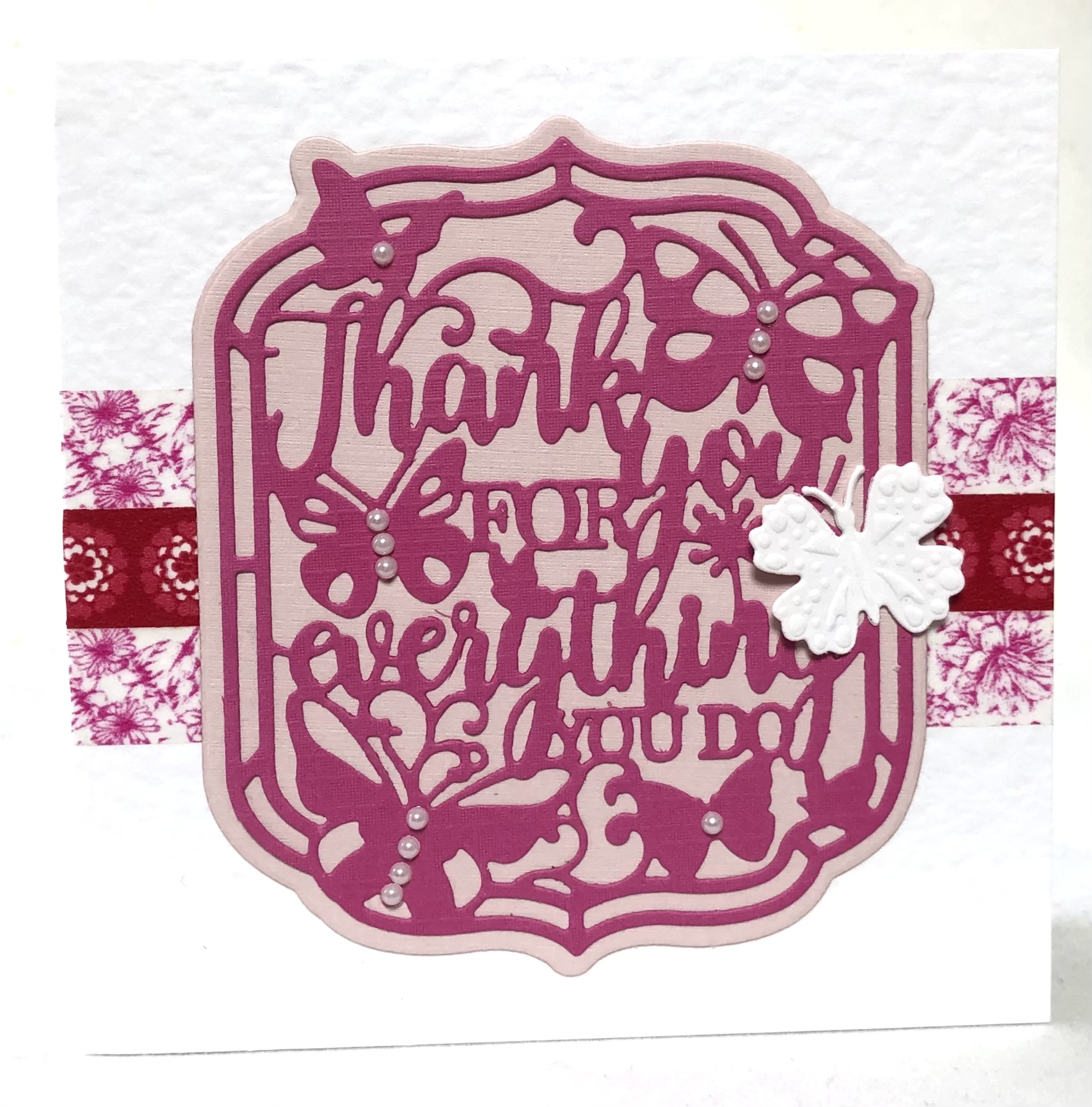 Thanks For Everything Card - Image 1