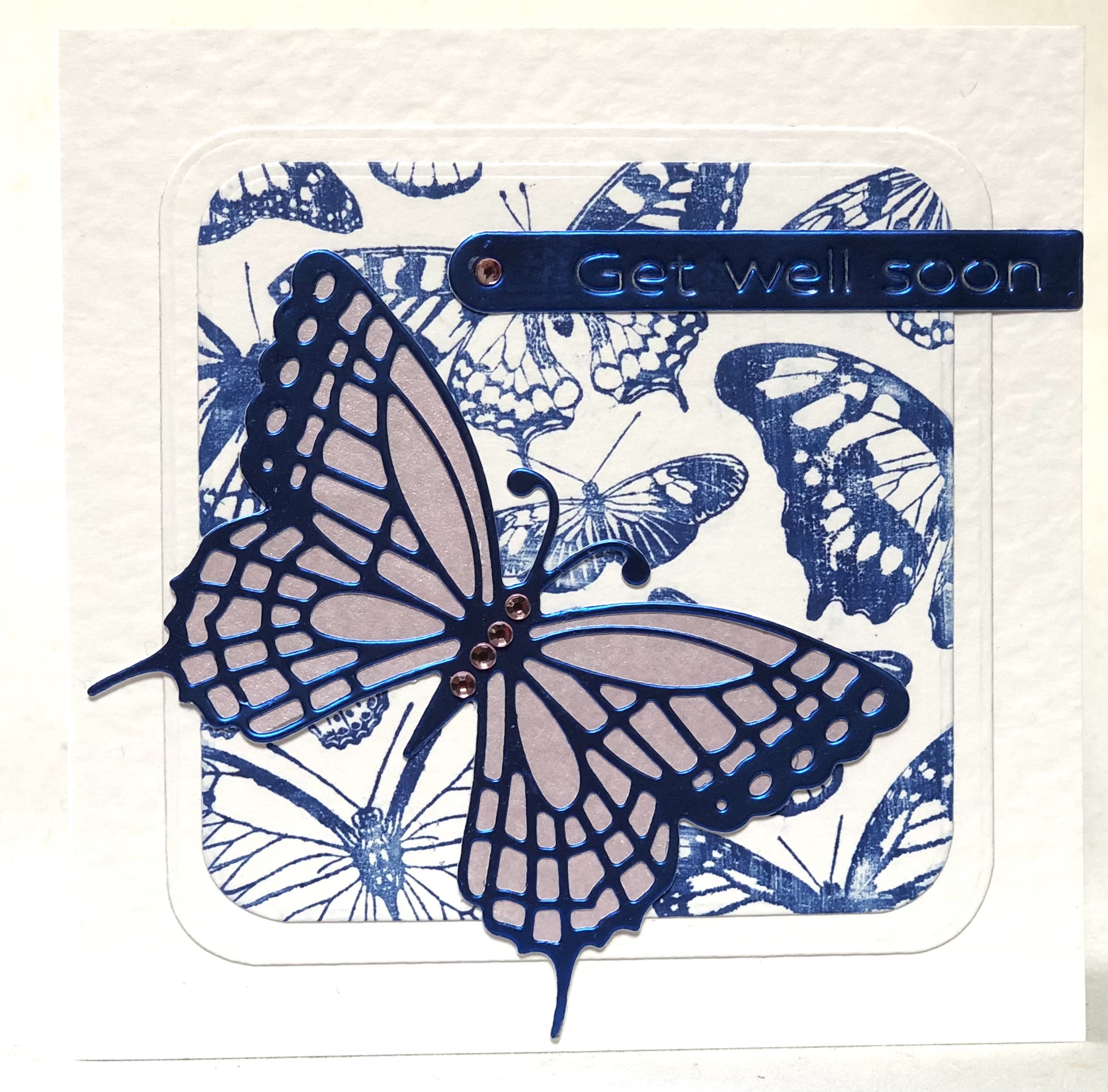 Butterflies Blues Card - Image 1