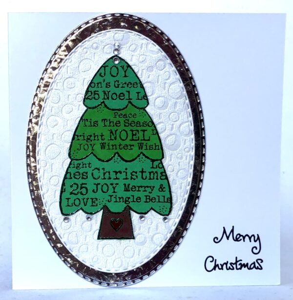 Christmas Tree Wishes Card