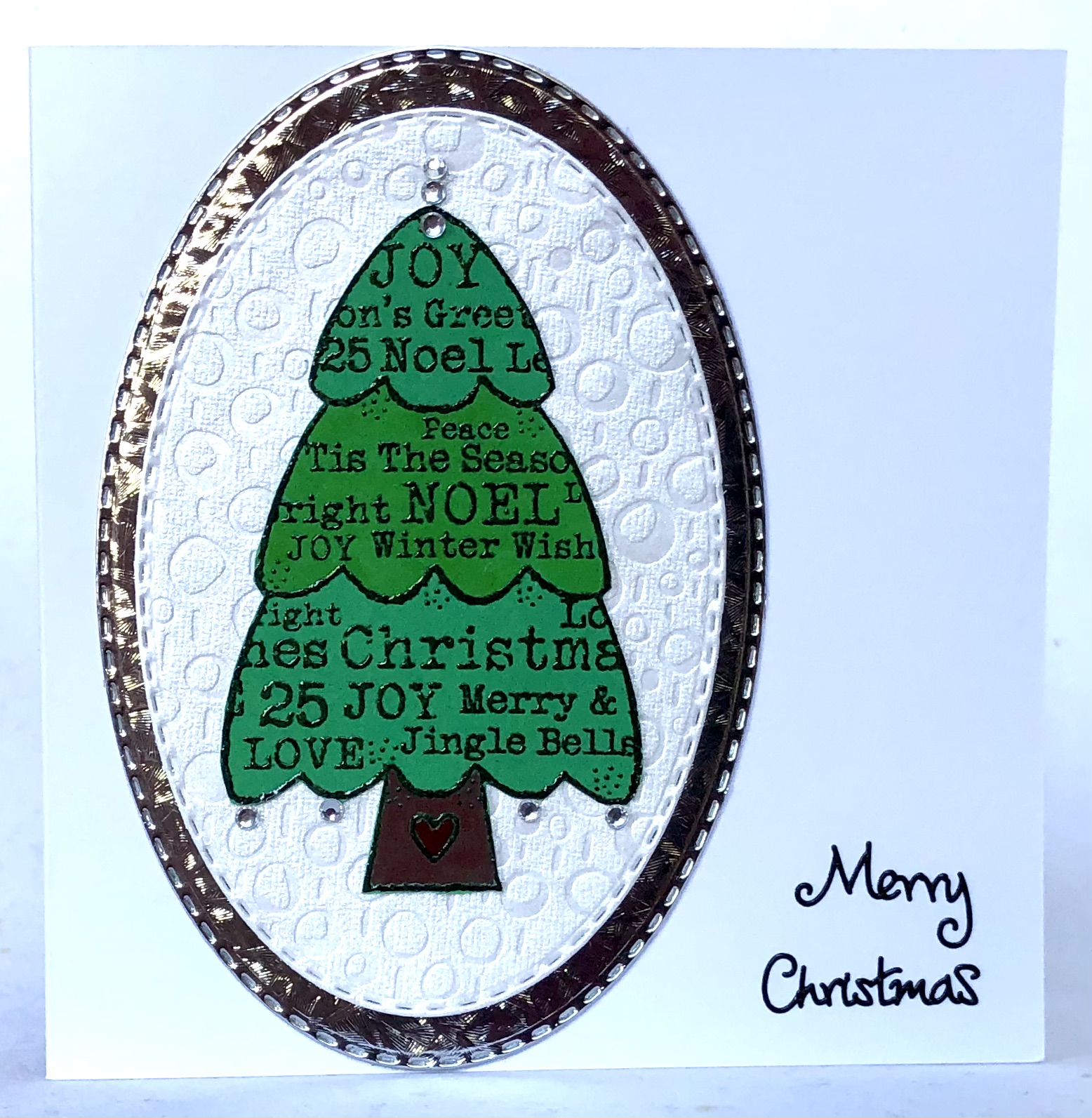 Christmas Tree Wishes Card - Image 1