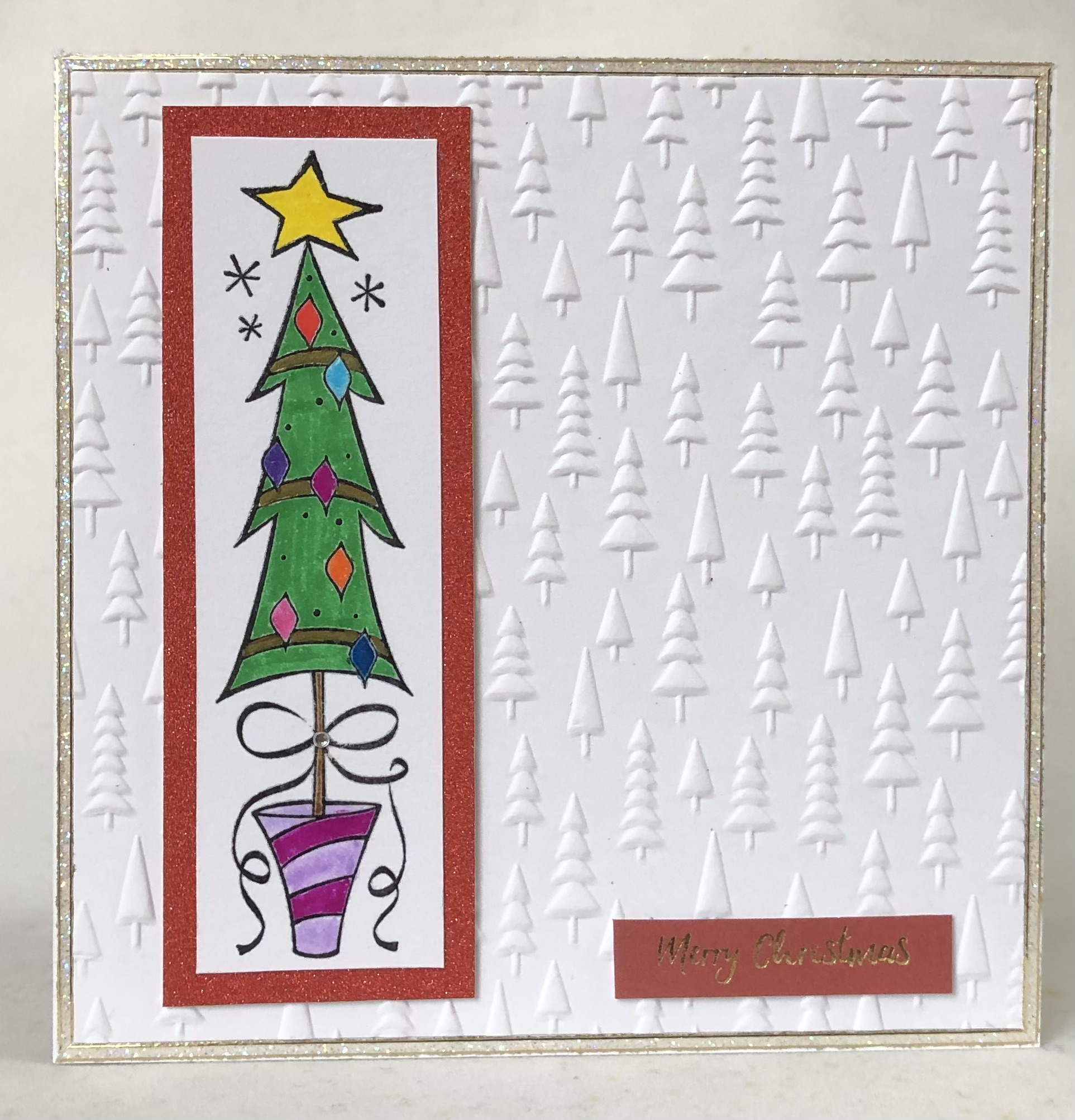 Christmas Tree Card - Image 1