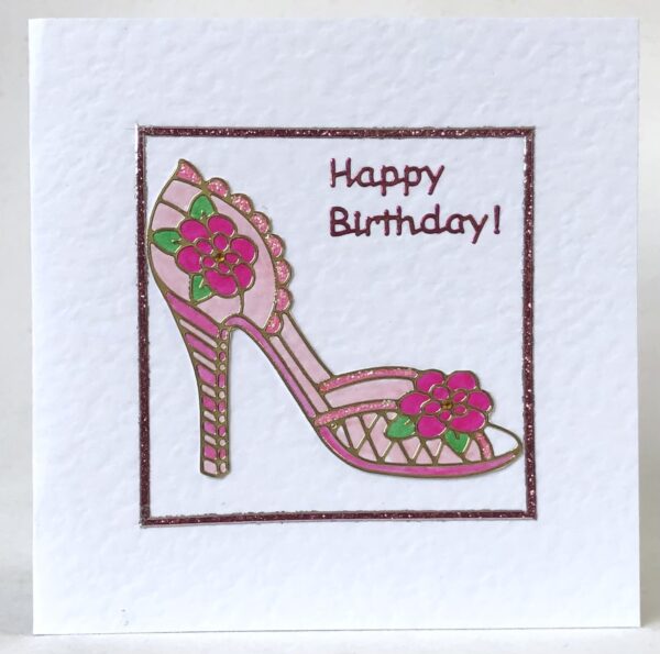 Party Shoe Card