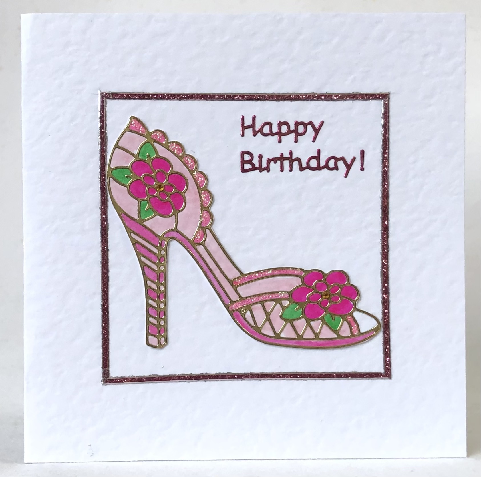 Party Shoe Card - Image 1