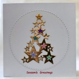 Christmas Tree Stars Card