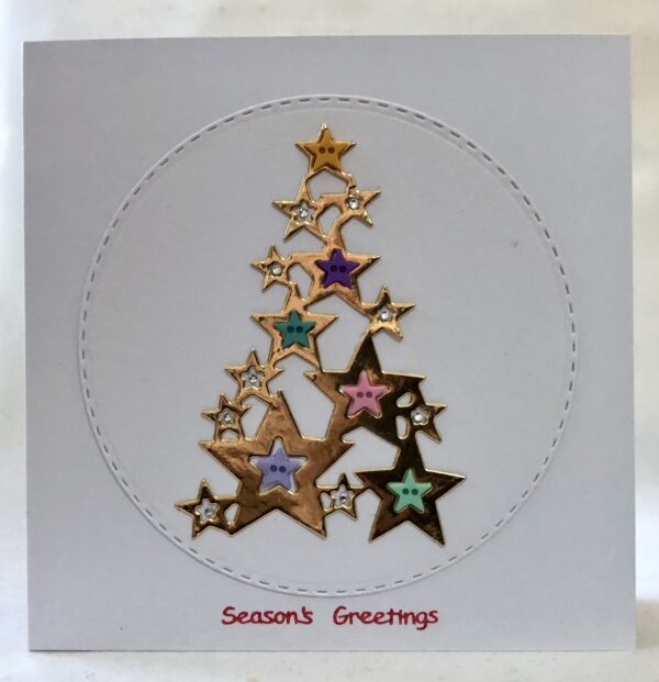 Christmas Tree Stars Card