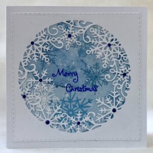 Snowflake Circle Card