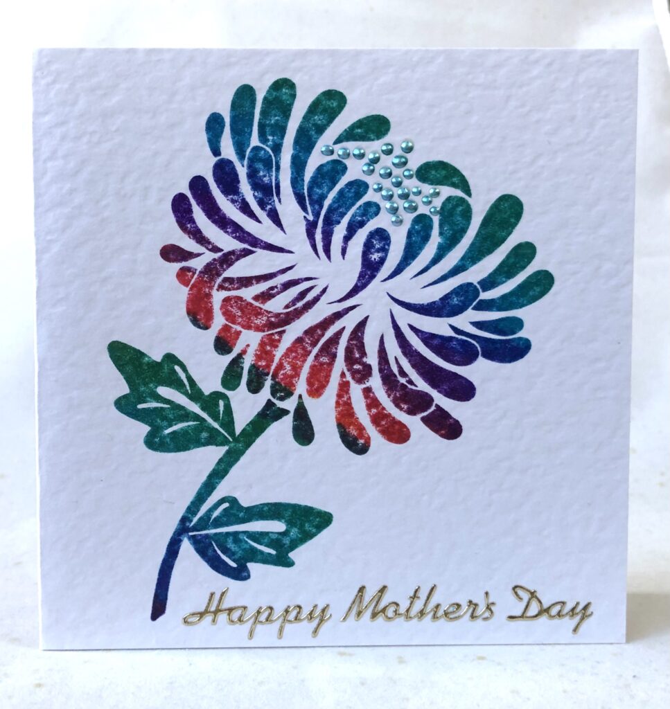 Bold Bloom Card – Handmade by Helen