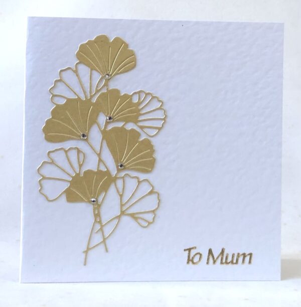 Ginkgo Leaf Mother’s Day Card