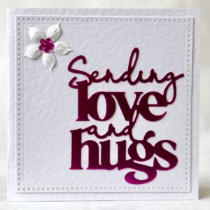 Sending Love And Hugs Card
