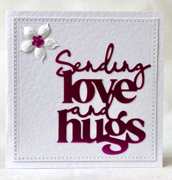 Sending Love And Hugs Card