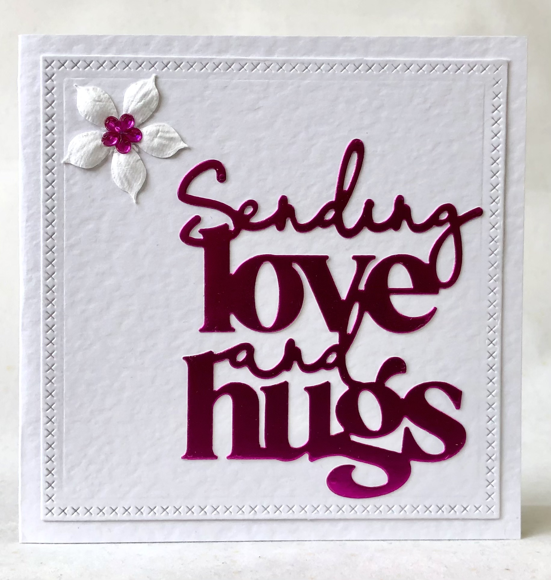 Sending Love And Hugs Card - Image 1
