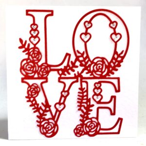 Love, Hearts and Roses Card