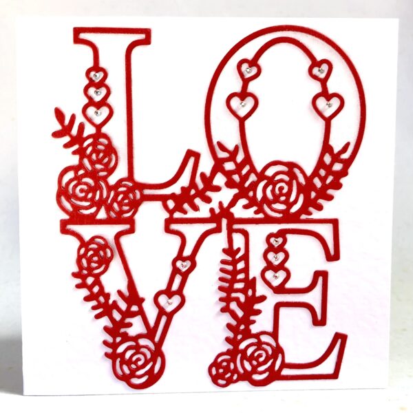 Love, Hearts and Roses Card