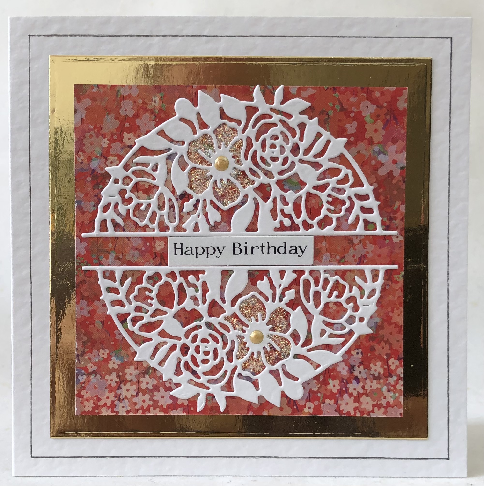 Birthday Flowers Card - Image 1