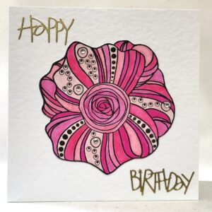 Stylised Rose Card