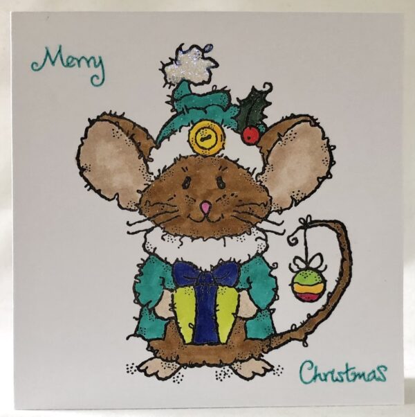 Christmas Mouse Card