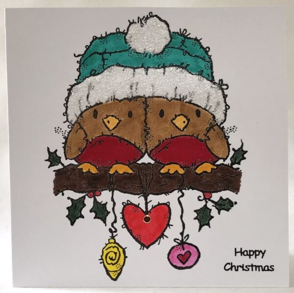 Christmas Robins Card