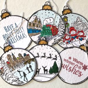 Bright Bauble Christmas Gift Tags