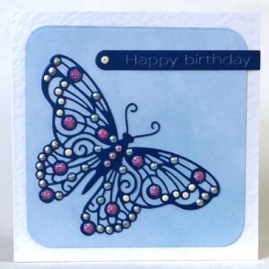 Bejewelled Butterfly Card