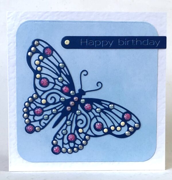 Bejewelled Butterfly Card