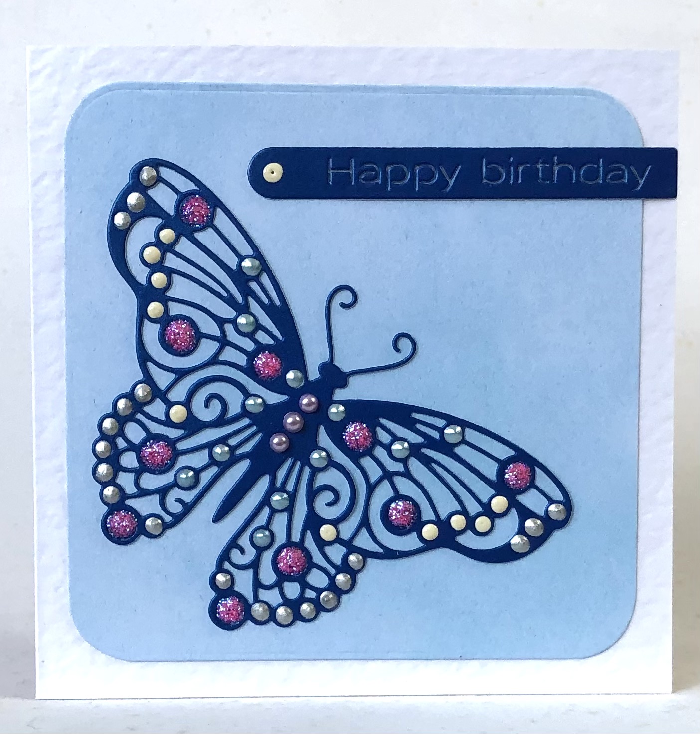 Bejewelled Butterfly Card - Image 1