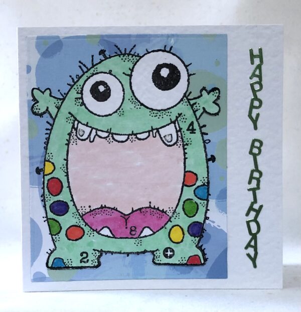 Birthday Monster Card