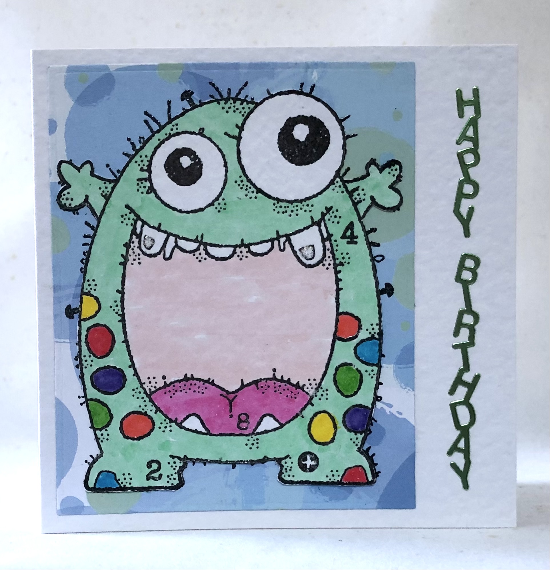 Birthday Monster Card - Image 1