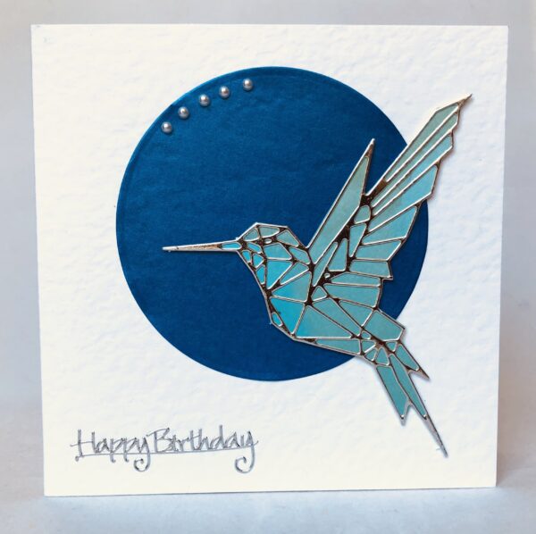 Geometric Bird Card