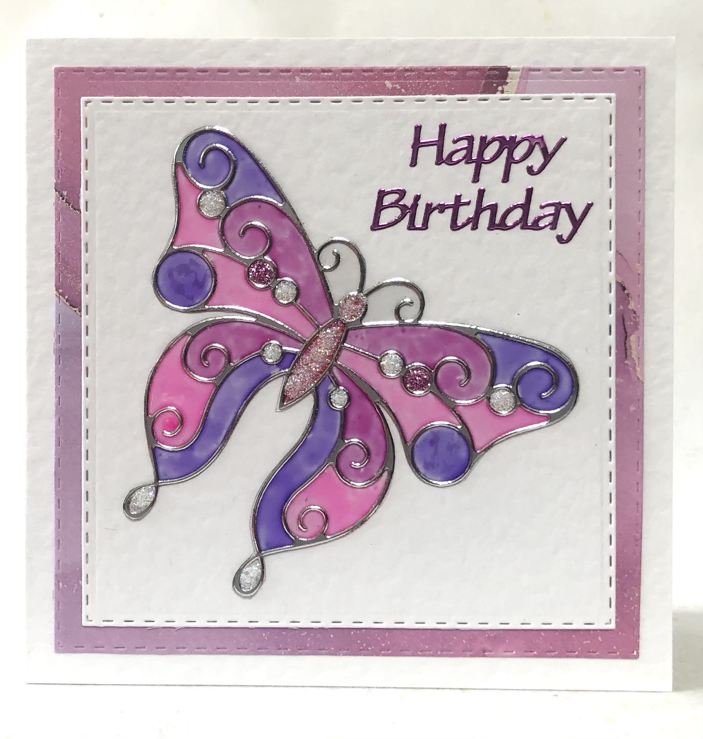 Beautiful Butterfly Card - Image 1
