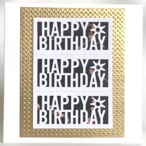 Happy Birthday Card with Star