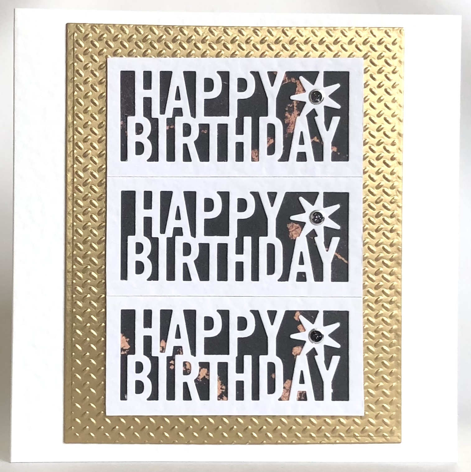 Happy Birthday Card with Star - Image 1