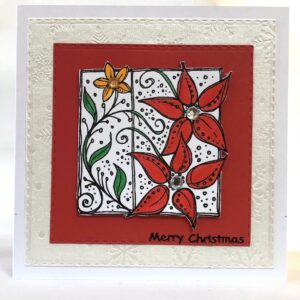 Christmas Poinsettia Card