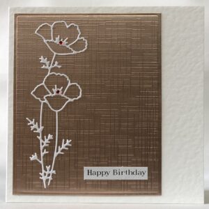 Sweet Poppies Card