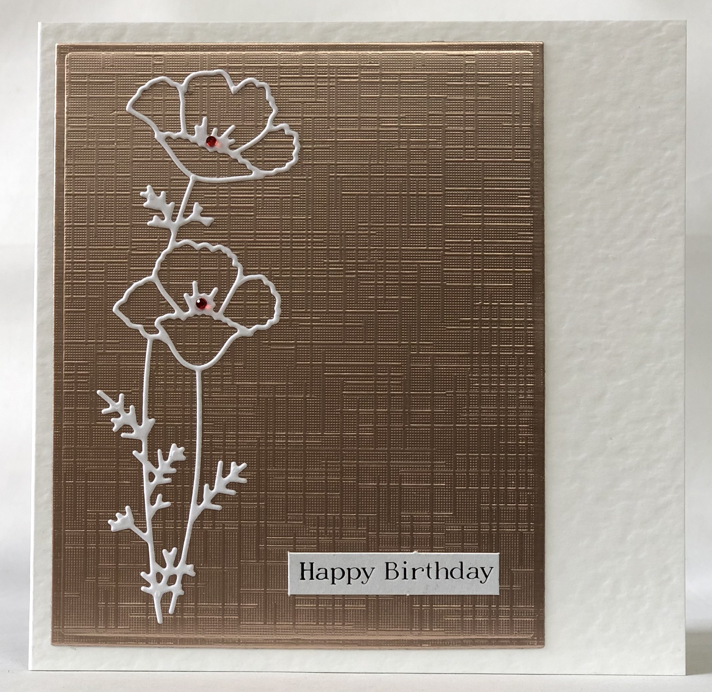 Sweet Poppies Card - Image 1