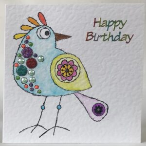 Bubble Bird Card