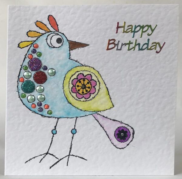 Bubble Bird Card