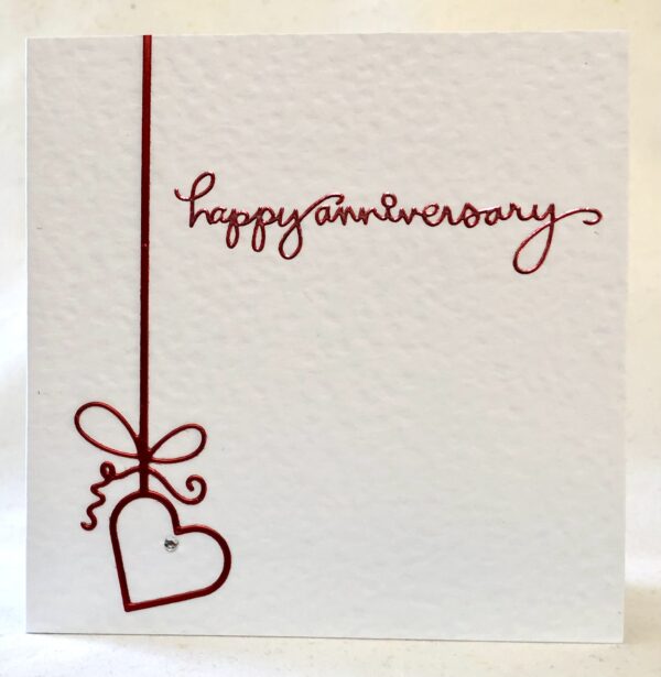 Heart On A String Card
