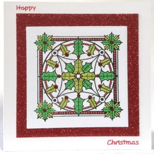 Holly Kaleidoscope Card