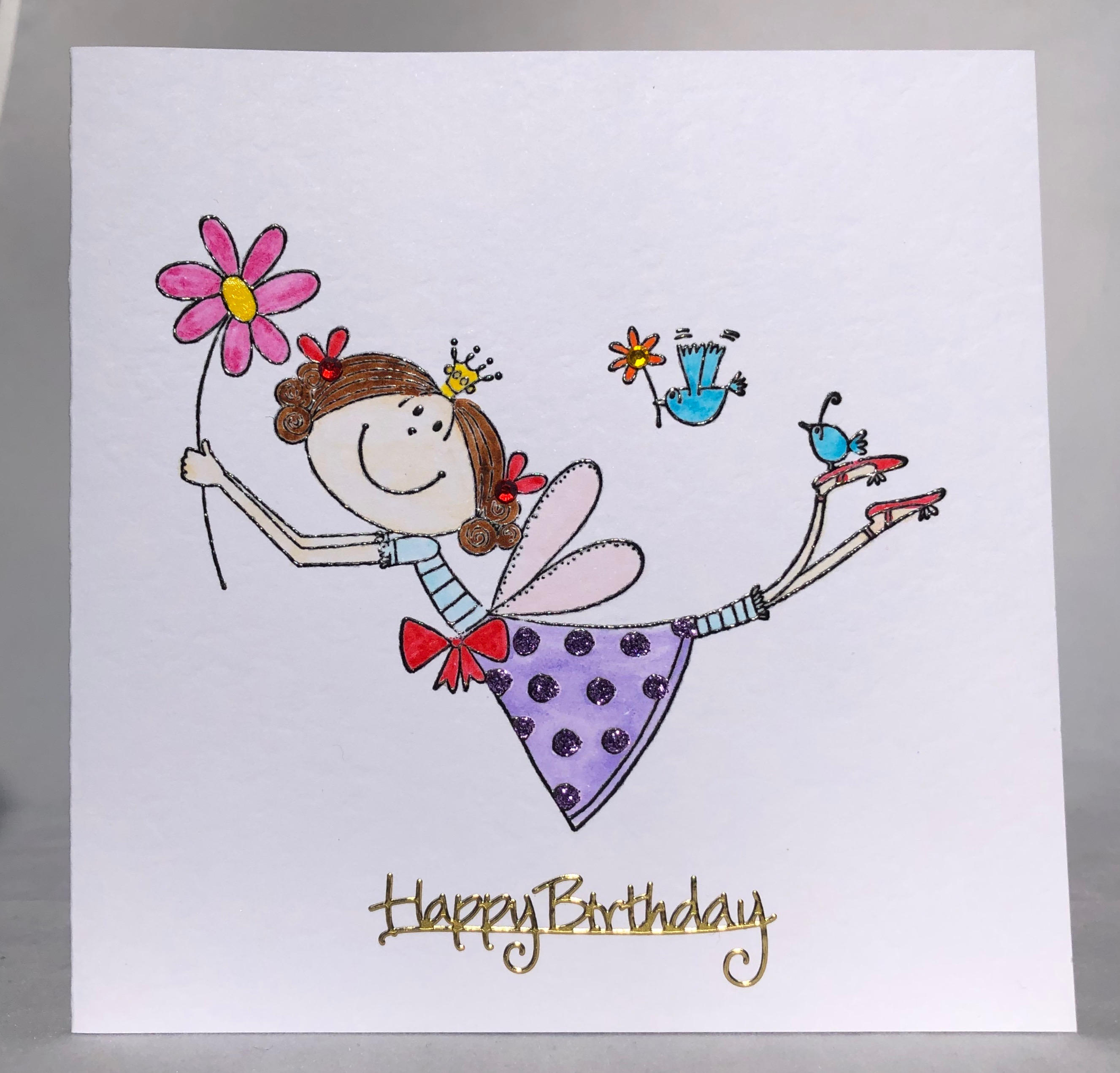 Fairy Birthday Card - Image 1
