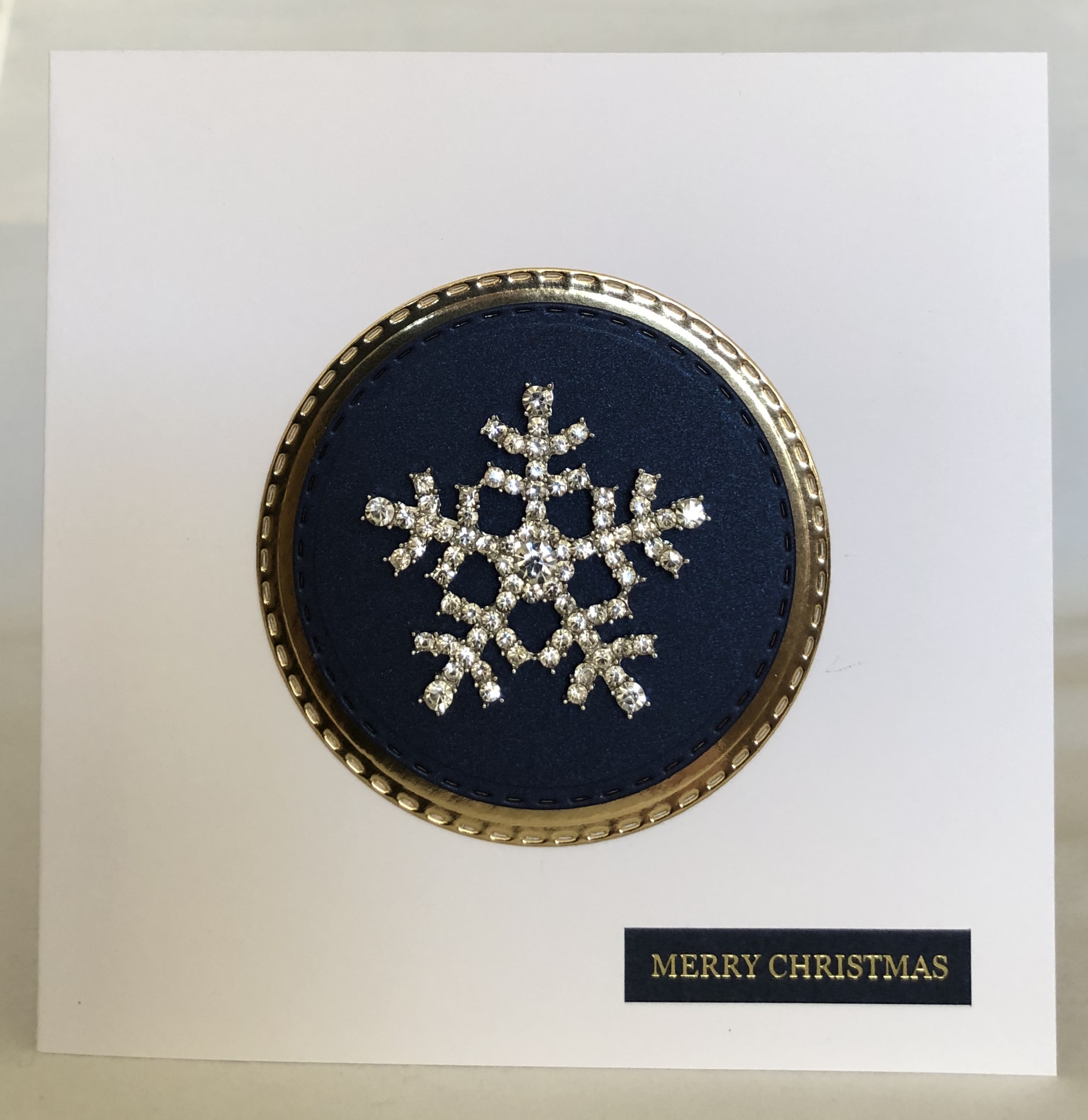 Crystal Snowflake Card - Image 1