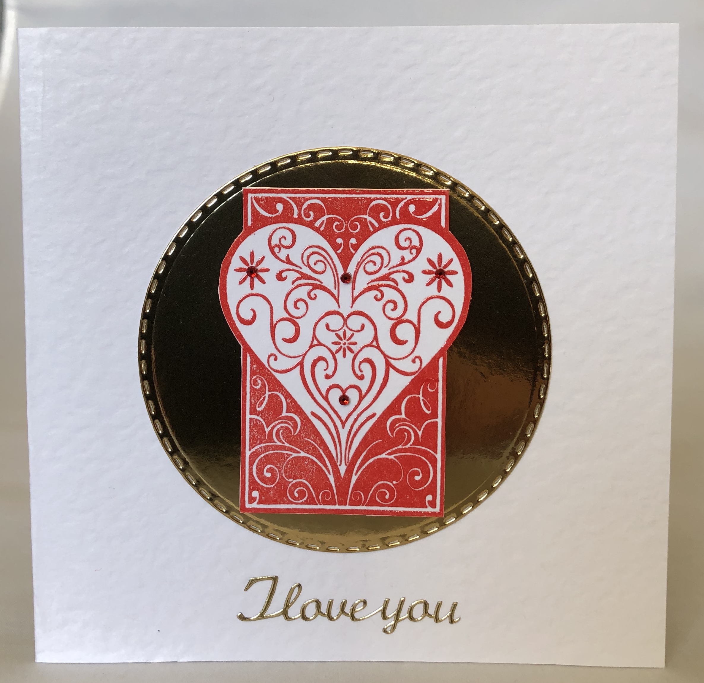 Delicate Heart Card - Image 1